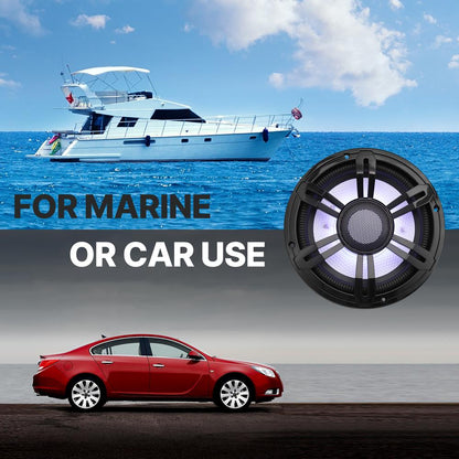 product image number 5 for Pyle 8‚Äù Slim Waterproof Subwoofer