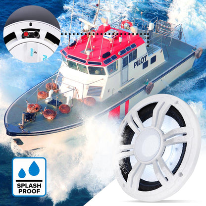 product image number 3 for Pyle 8‚Äù Slim Waterproof Subwoofer