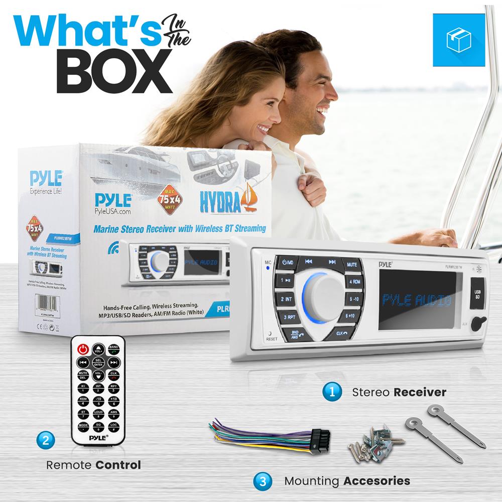 Marine Bluetooth Mp3 Radio Receiver - Main Image