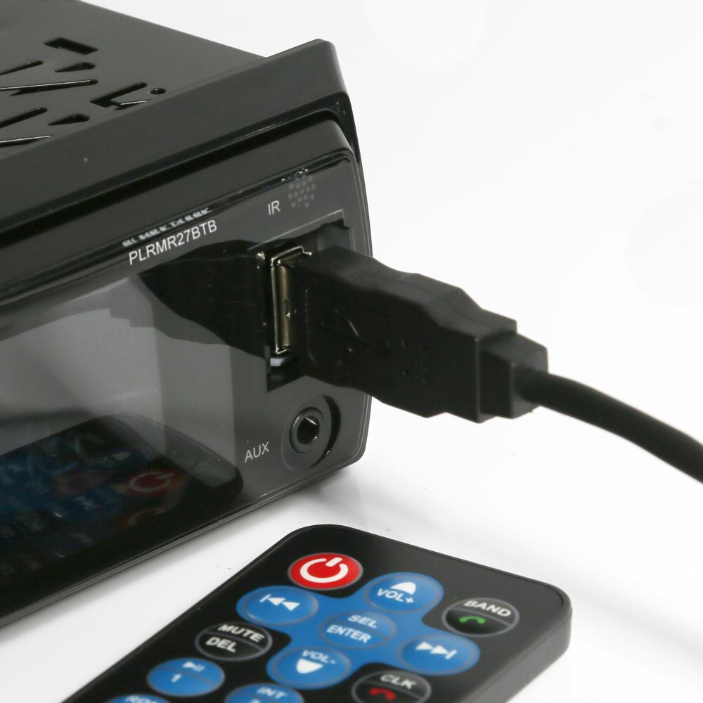 Marine Stereo Receiver 300W Bluetooth Hands-Free USB/SD Readers