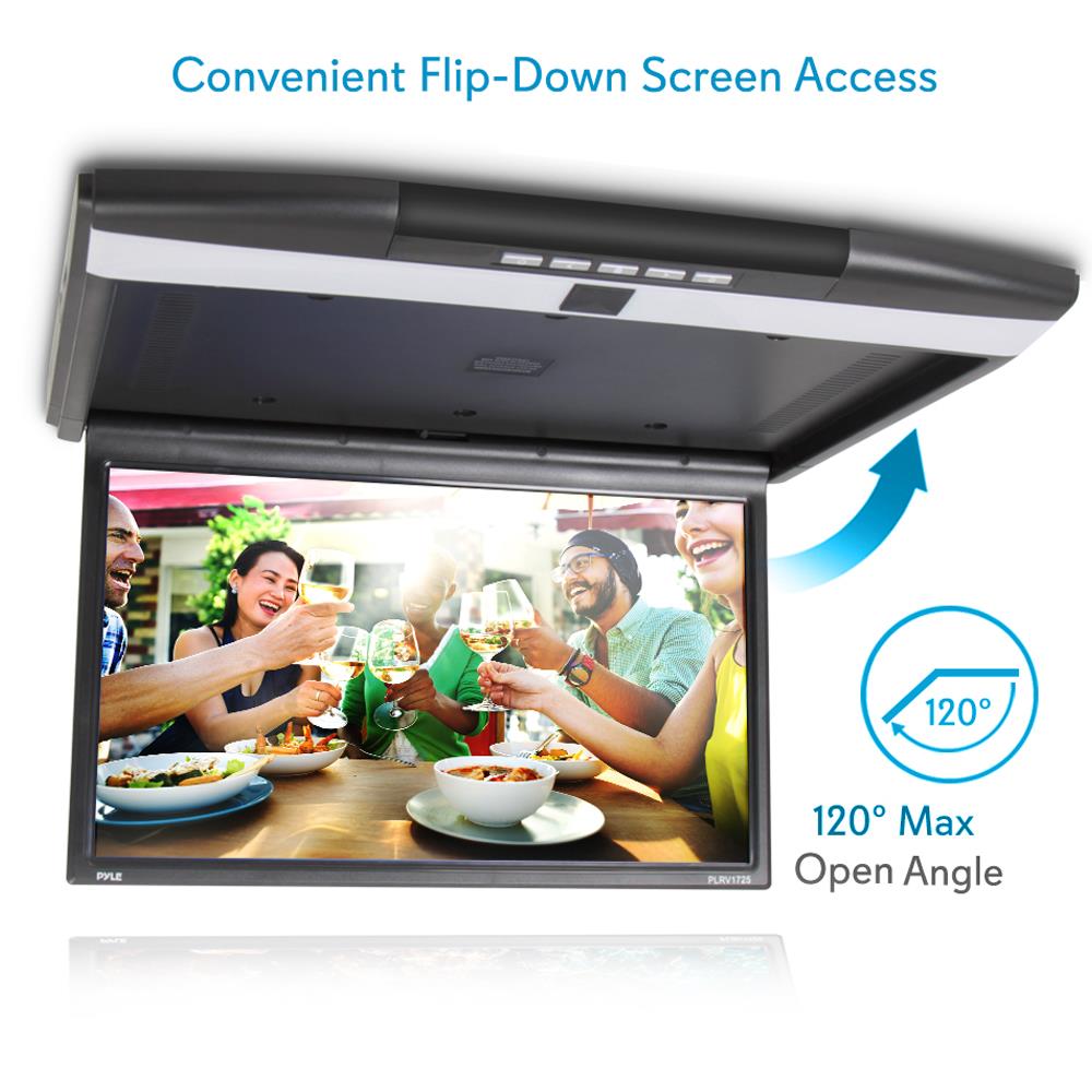 Car Overhead Monitor 1080p LCD 17.3