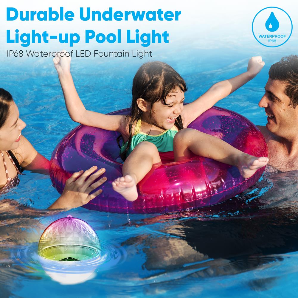 product image number 4 for Pyle Solar Pool Floats Light