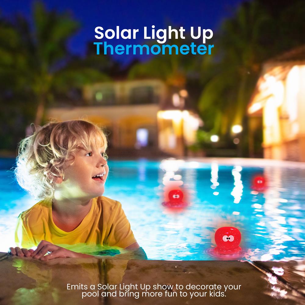 Solar Light Up Octopus Thermometer - Thumbnail 5