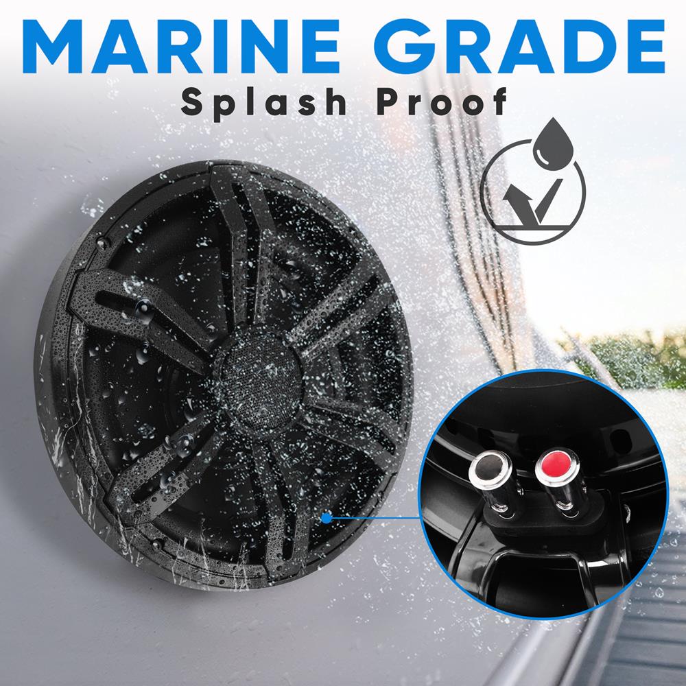 12" Slim Marine Subwoofer 500W Waterproof PP Cone for Car/Boat - Thumbnail 5