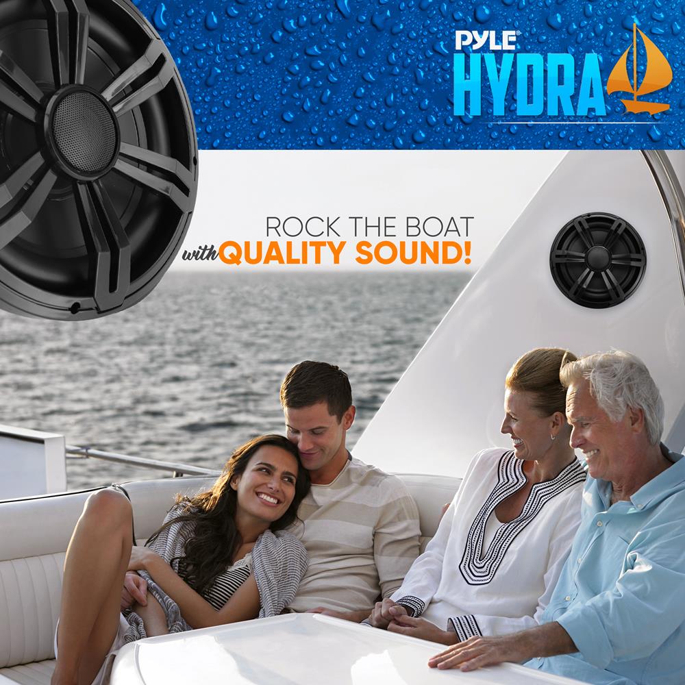 12" Slim Marine Subwoofer 500W Waterproof PP Cone for Car/Boat - Thumbnail 2