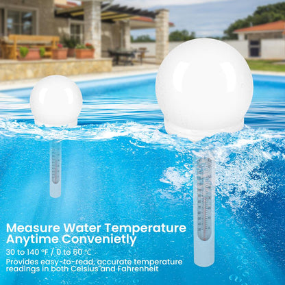 product image number 5 for Pyle Solar Light Up Chroma Globe Thermometer