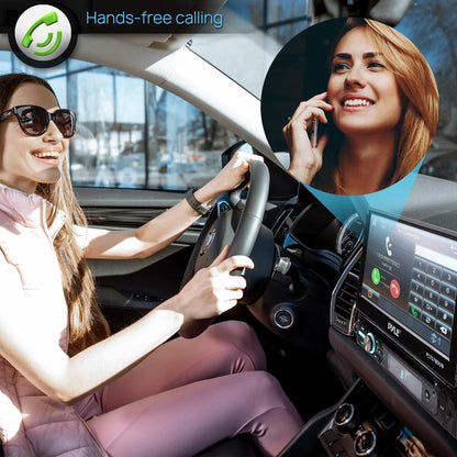 Car Stereo Video Receiver With Cd/Dvd Player, Bluetooth Wireless Streaming, Hands-Free Talking, Motorized Fold-Out 7’’ Touchscreen Display, Mp3/Usb/Am/Fm Radio, Single Din