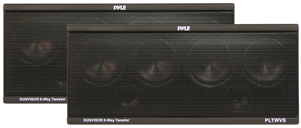 6-Way Car Stereo Speakers 200W High Power Sunvisor Mount System
