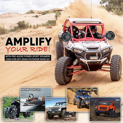 product image number 6 for Pyle Waterproof Rated Off-Road Speakers