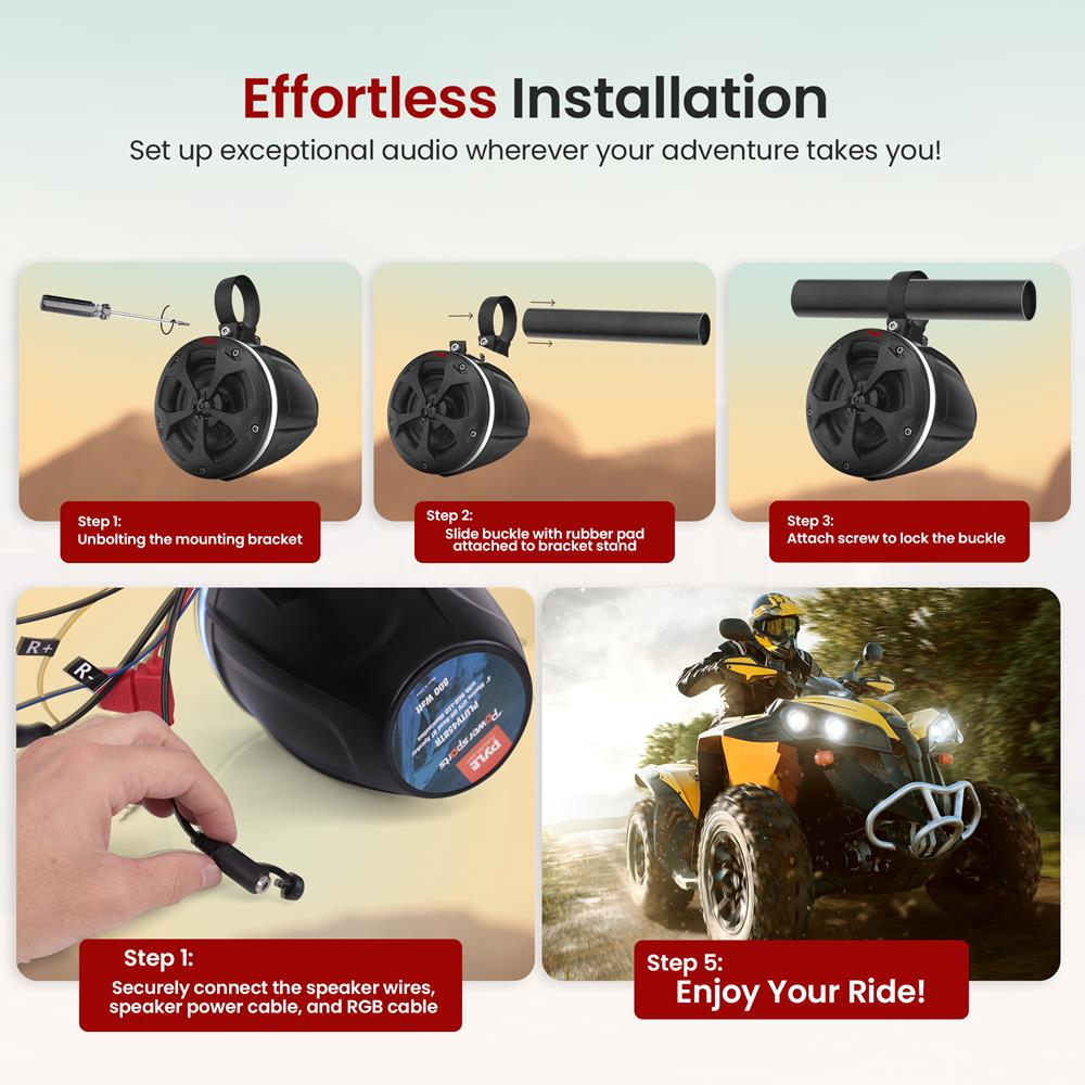 product image number 4 for Pyle Marine Waketower Speaker System