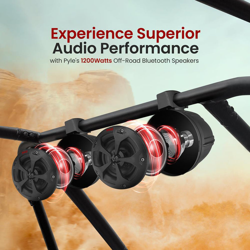 Water-Resistant Rated Off-Road Speaker – Pyle USA