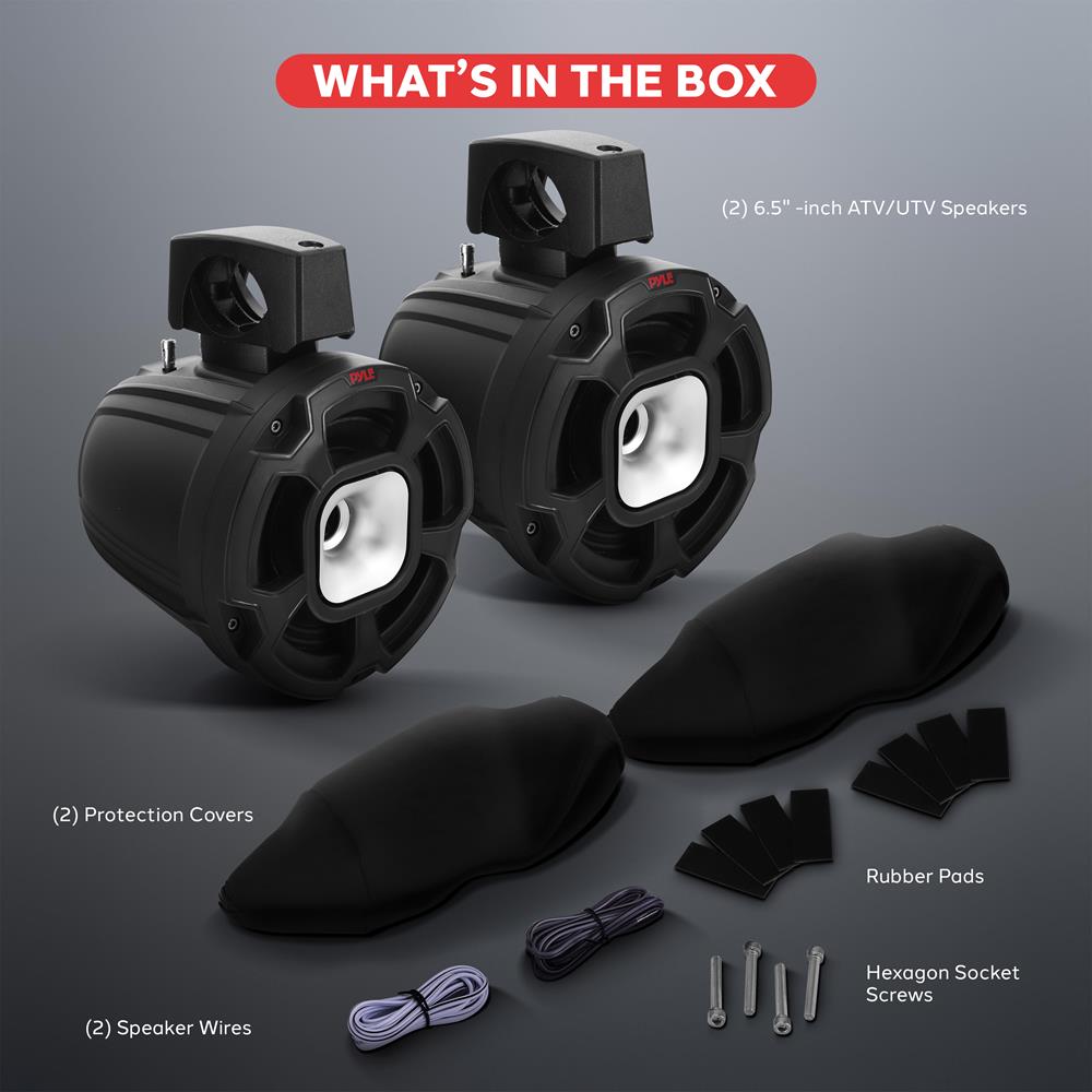 6.5" 1300W Marine Speakers - Thumbnail 3