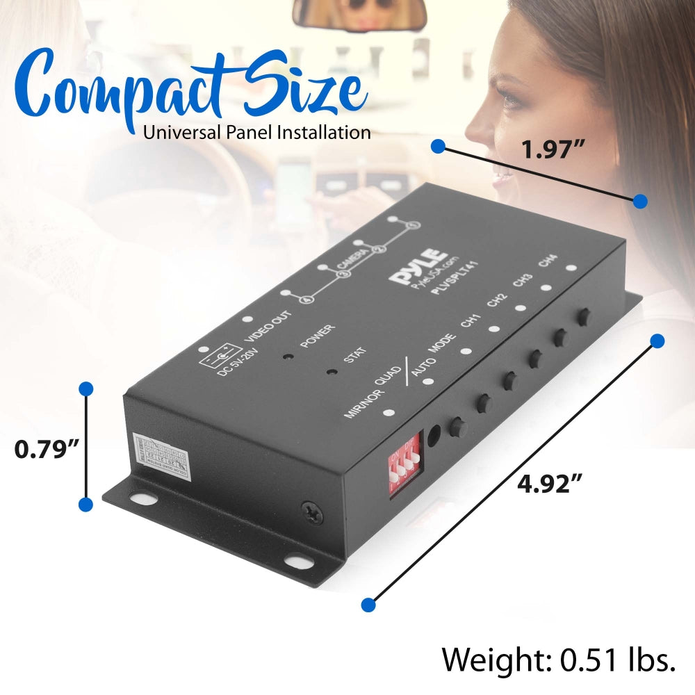 product image number 6 for Pyle 4-Ch. Video Picture Splitter