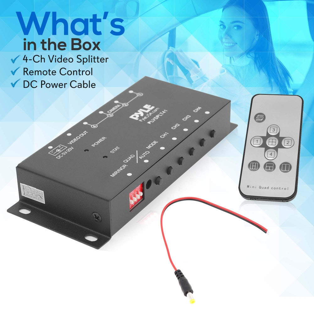 product image number 7 for Pyle 4-Ch. Video Picture Splitter