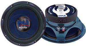 10'' 800 Watt Molded Blue Cone Subwoofer