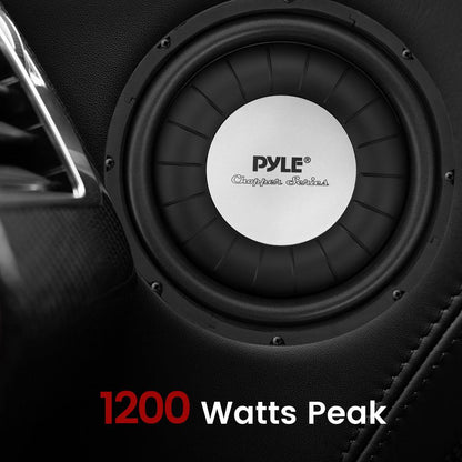 product image number 2 for Pyle 12'' Low Profile Car Subwoofer 1200 Watt