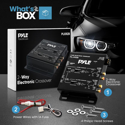 2-Way Audio Crossover Network - Enhanced Sound - Independent Output Control