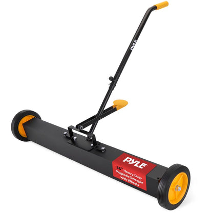Rolling Magnetic Sweeper With Wheels