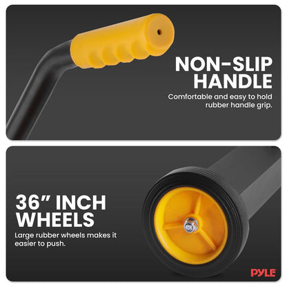 Rolling Magnetic Sweeper With Wheels