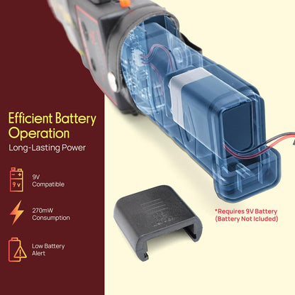 Handheld Metal Detector Wand High Sensitivity LED Alerts