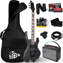 Electric Guitar Kit w/ Amp, Dual Humbuckers, Maple Neck, Matte Finish