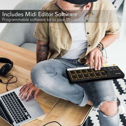 Midi Controller Drum Pad - Usb Audio Interface