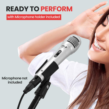 Adjustable Tripod Microphone Stand with 31" Boom Arm
