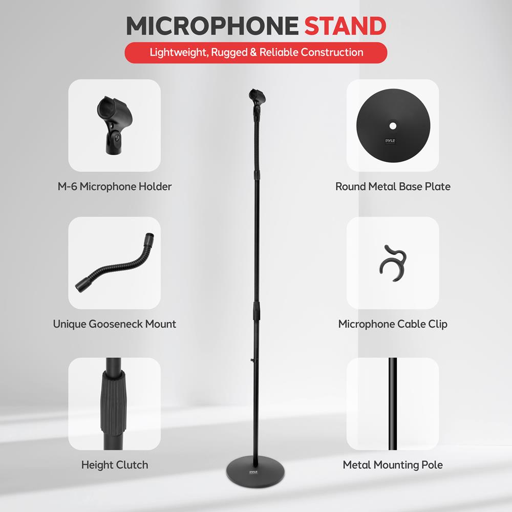 product image number 2 for Pyle Universal Microphone Stand