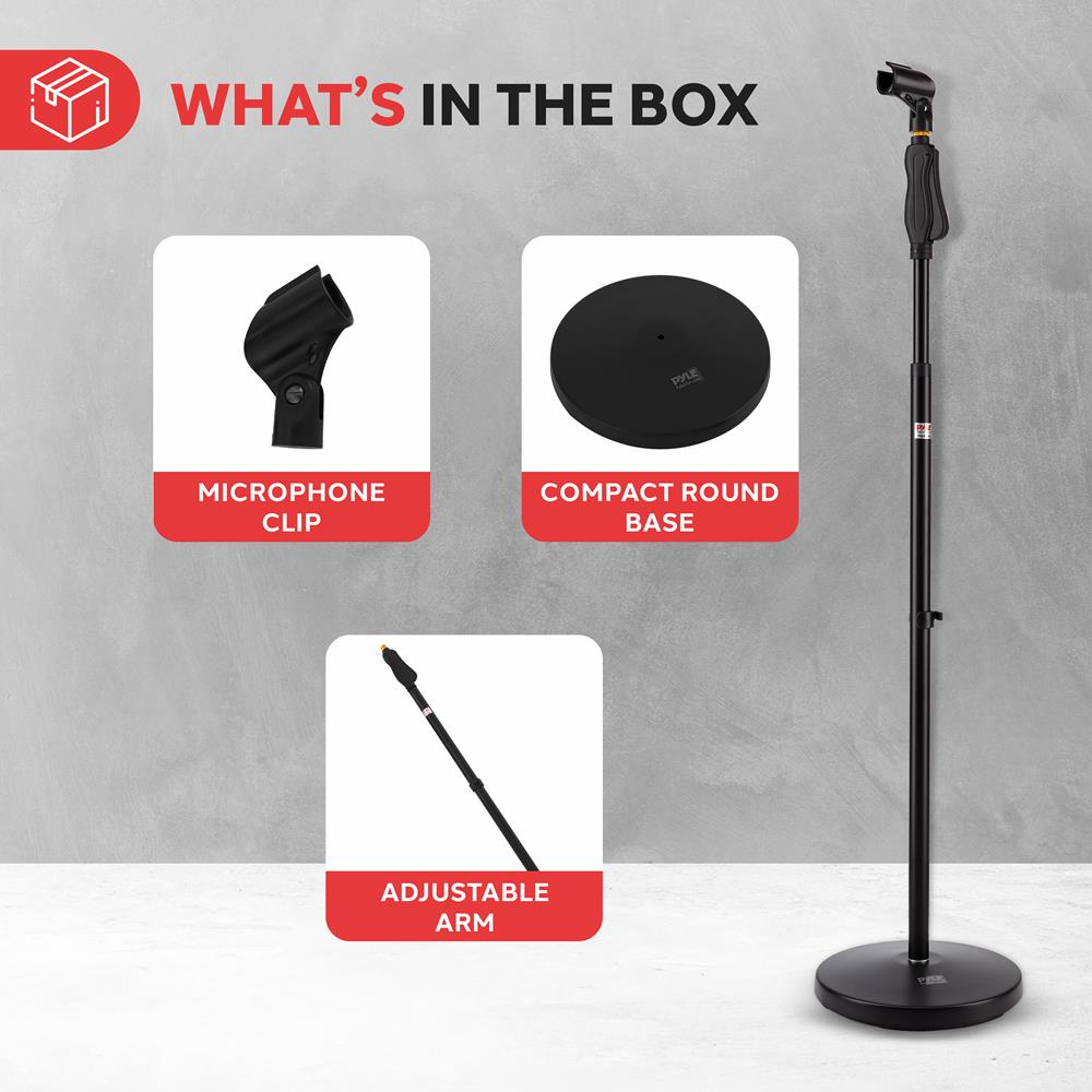 Compact Desktop Microphone Stand - Thumbnail 4