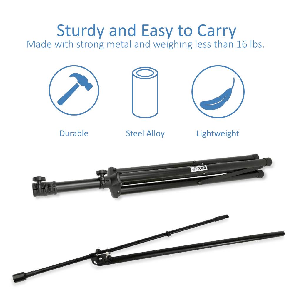 product image number 3 for Pyle Microphone Tripod Mic Boom Stand