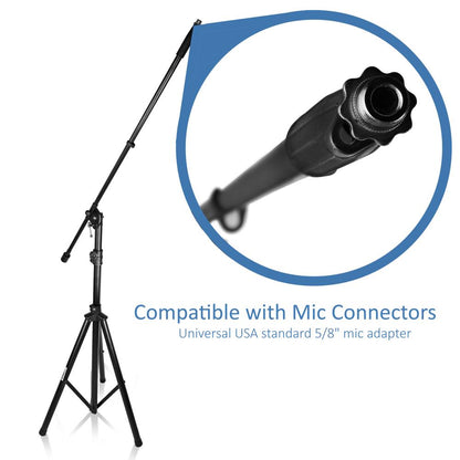 product image number 4 for Pyle Microphone Tripod Mic Boom Stand