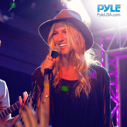 Adjustable Mic Stand - Height Adjustable, Sturdy Metal Base, 2.8'-5'