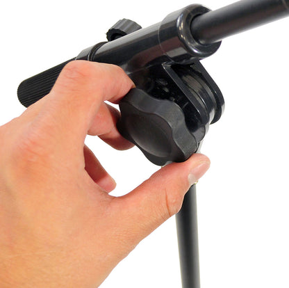 Desktop Mic Stand - Adjustable Height & Boom Arm - Steel Base