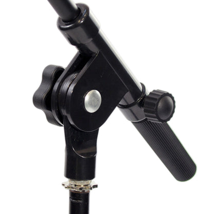 Desktop Mic Stand - Adjustable Height & Boom Arm - Steel Base