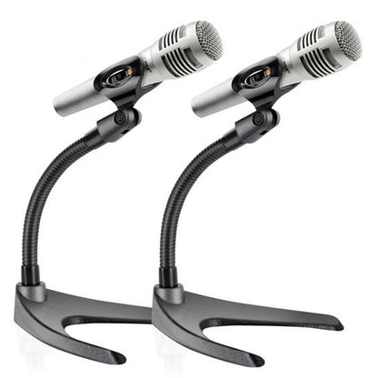 product image number 1 for Pyle 2 Pcs. Desktop Microphone Stands