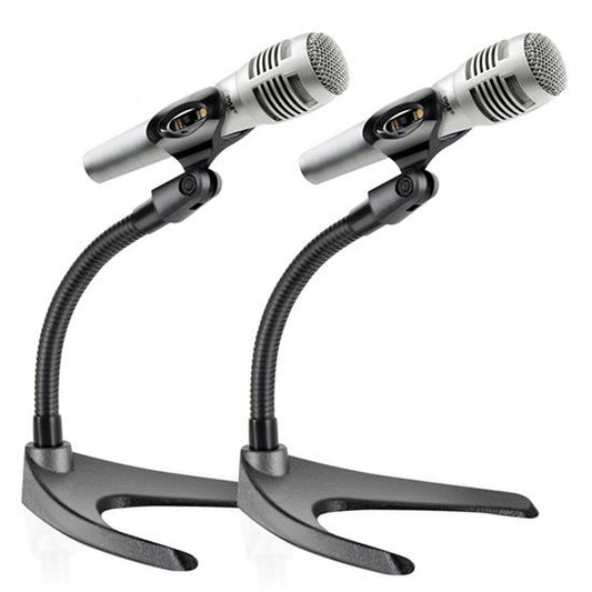 product image number 1 for Pyle 2 Pcs. Desktop Microphone Stands