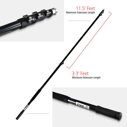 product image number 3 for Pyle Telescoping Microphone Boom Pole