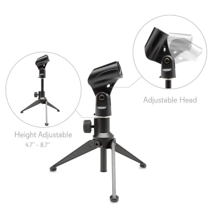 product image number 3 for Pyle Compact Desk / Table Microphone Stand