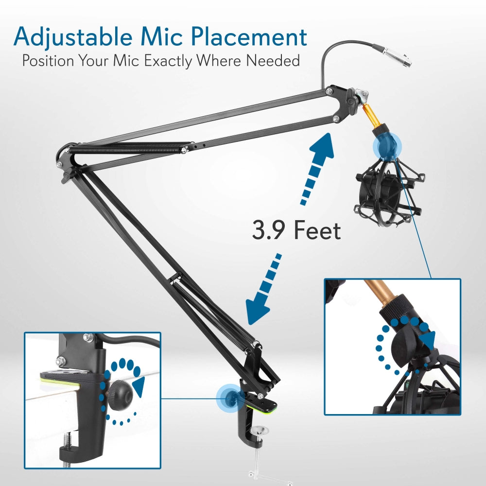 Suspension Mic Boom Arm Stand - Thumbnail 4