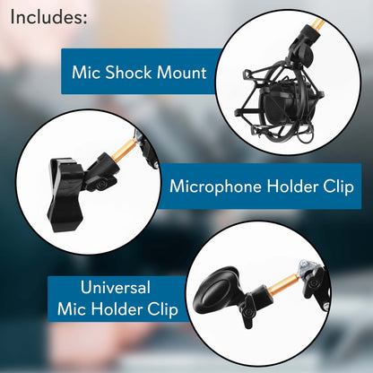 product image number 4 for Pyle Desktop Suspension Microphone Boom Stand