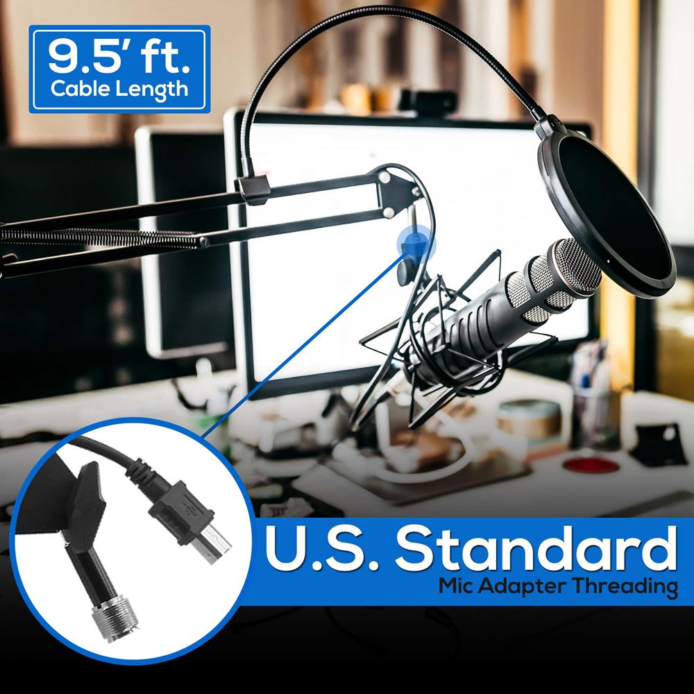 USB Boom Mic Stand - Thumbnail 5