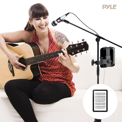 product image number 3 for Pyle 2-In-1 Microphone And Tablet Stand