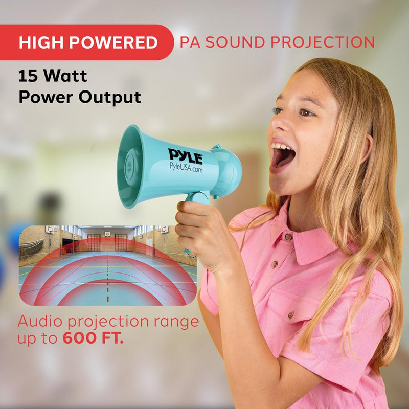 Megaphone With Built-In Microphone – Pyle USA