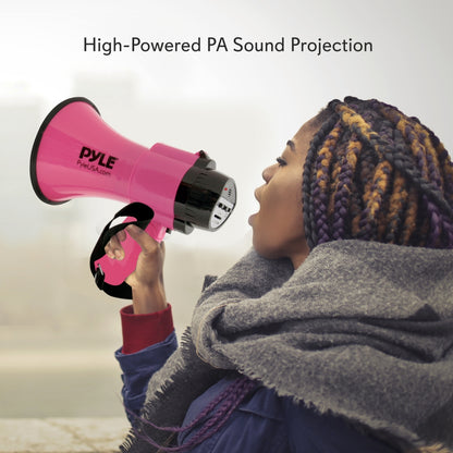 Portable Megaphone Speaker 30W Power 2 Modes Foldable Handle