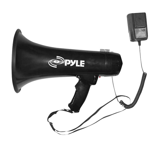 Megaphone Bullhorn 1000-Yard Range 40W Siren & Music Modes