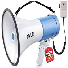 Portable Megaphone Speaker 50W Siren Alarm 1200-Yard Range
