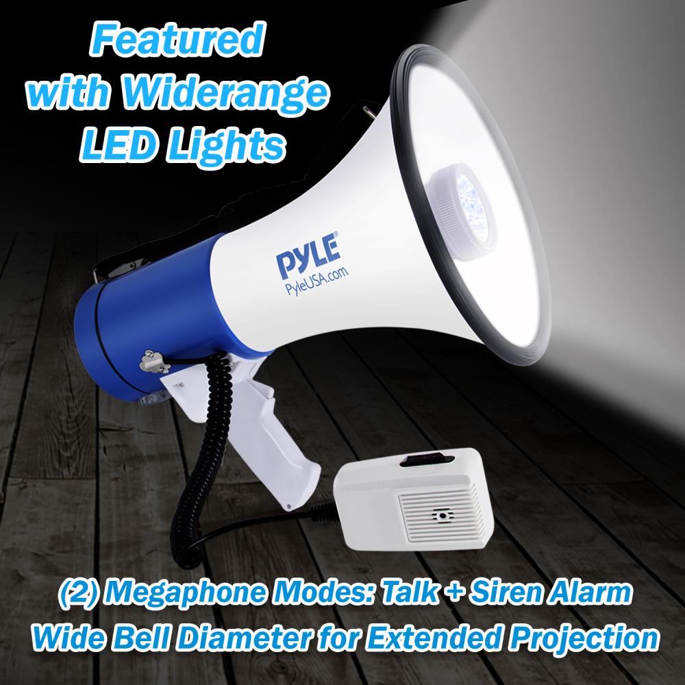 product image number 5 for Pyle Megaphone With Built-In Led Lights