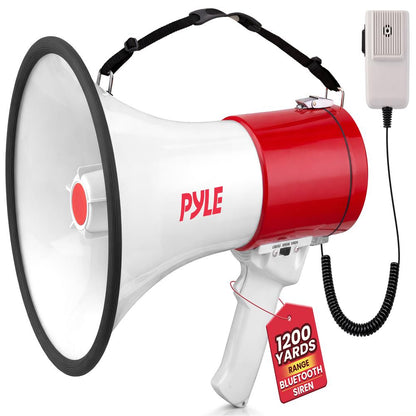 Portable Megaphone Speaker 1200-Yard Range Bluetooth Wireless Streaming