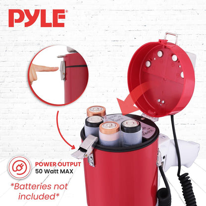 Portable Megaphone Speaker 1200-Yard Range Bluetooth Wireless Streaming