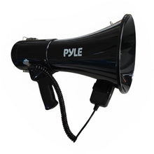 Pyle 50W Portable Megaphone With Aux Input, Clear Audio, And Lightweight Design – Perfect For Outdoor Events And Sports (Black)